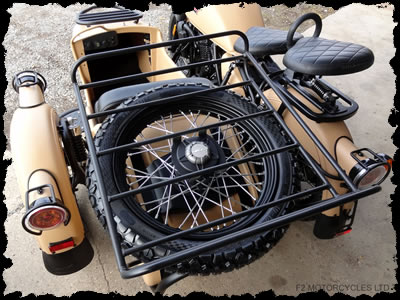 Sidecar luggage rack